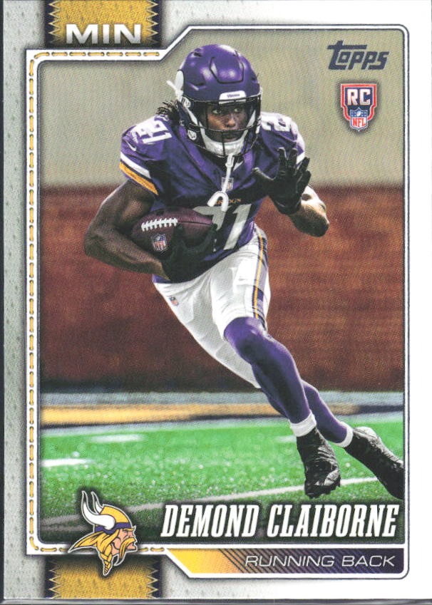 2026 Topps Flagship Football Demond Claiborne RC #316 – framsida