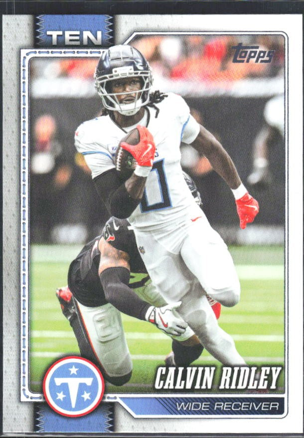 2026 Topps Flagship Football Calvin Ridley #195 – framsida