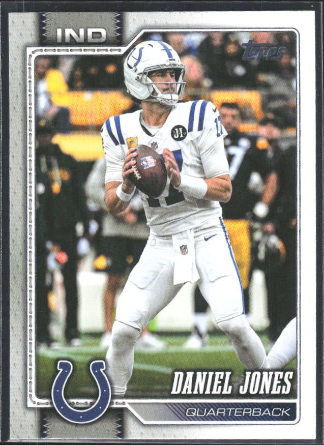2026 Topps Flagship Football Daniel Jones #89 – framsida