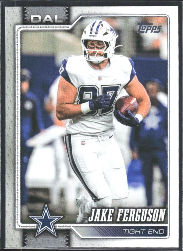 2026 Topps Flagship Football Jake Ferguson #55 – framsida