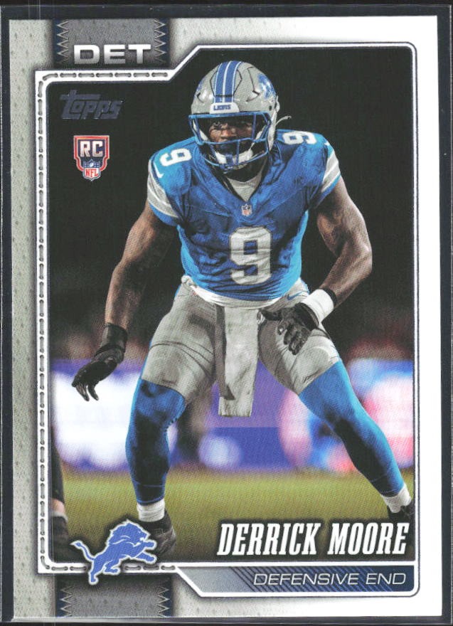 2026 Topps Flagship Football Derrick Moore RC #317 – framsida