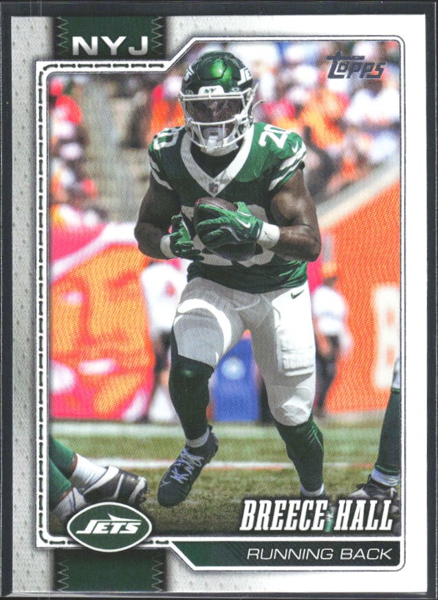 2026 Topps Flagship Football Breece Hall #162 – framsida