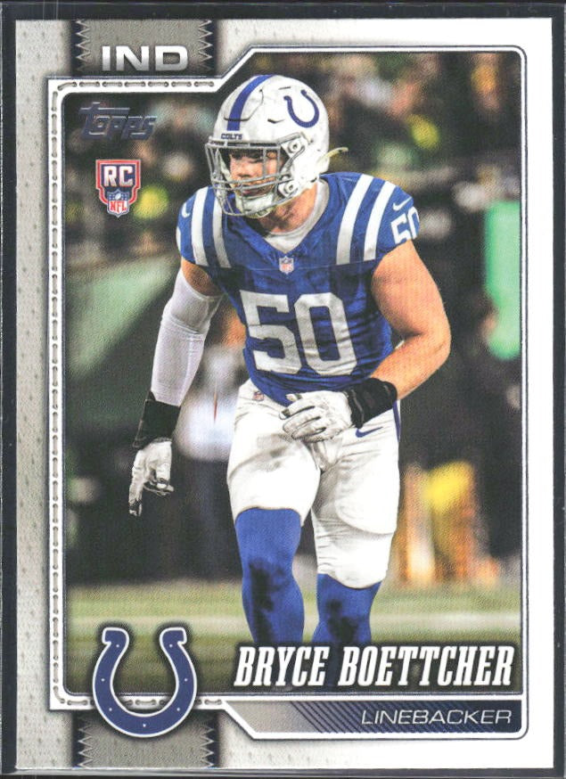 2026 Topps Flagship Football Bryce Boettcher RC #371 – framsida