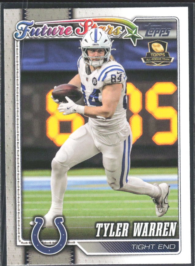 2026 Topps Flagship Football Tyler Warren Future Stars #265 – framsida