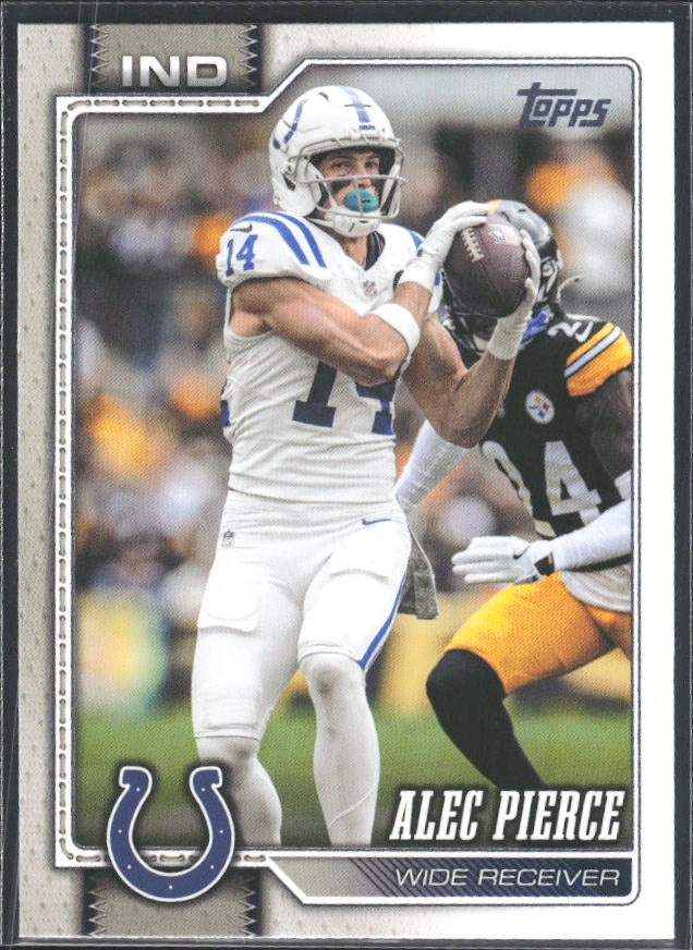 2026 Topps Flagship Football Alec Pierce #87 – framsida