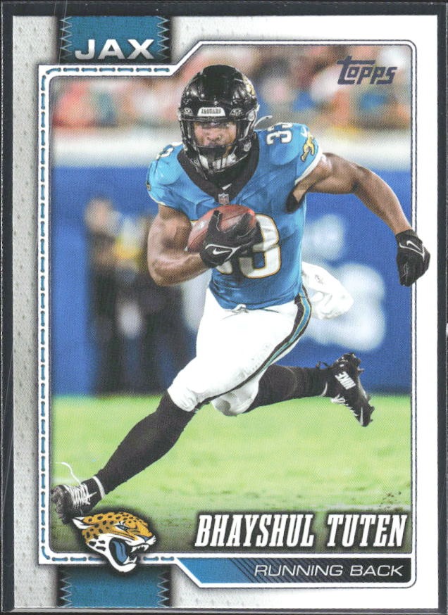 2026 Topps Flagship Football Bhayshul Tuten #91 – framsida