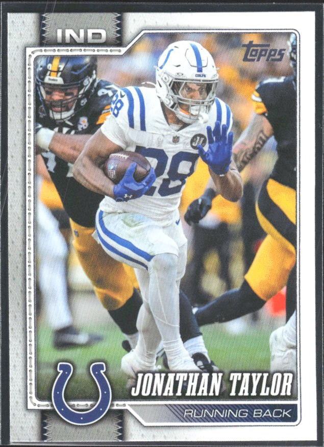 2026 Topps Flagship Football Jonathan Taylor #86 – framsida