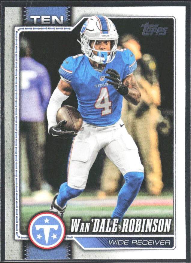 2026 Topps Flagship Football Wan'Dale Robinson #246 – framsida