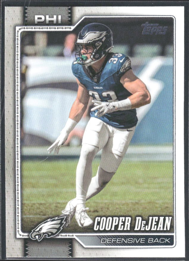 2026 Topps Flagship Football Cooper DeJean #163 – framsida
