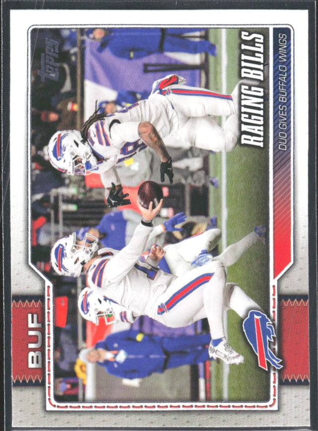 2026 Topps Flagship Football Raging Bills #292 – framsida
