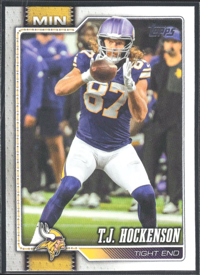 2026 Topps Flagship Football T.J. Hockenson #241 – framsida