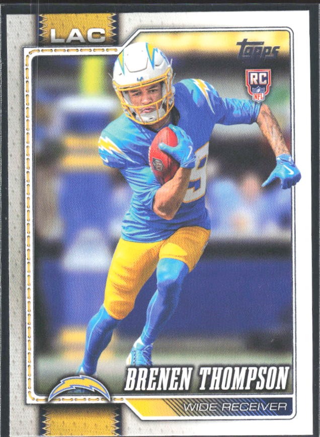 2026 Topps Flagship Football Brenen Thompson RC #334 – framsida