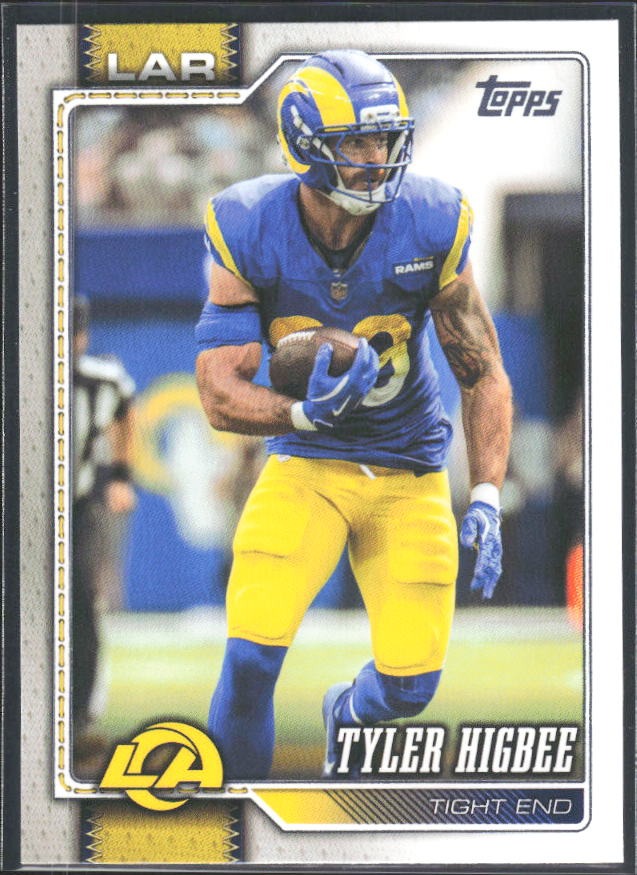 2026 Topps Flagship Football Tyler Higbee #232 – framsida