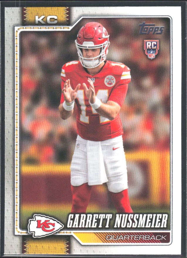 2026 Topps Flagship Football Garrett Nussmeier RC #303 – framsida