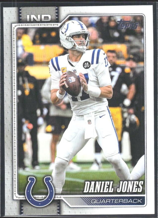 2026 Topps Flagship Football Daniel Jones #89 – framsida