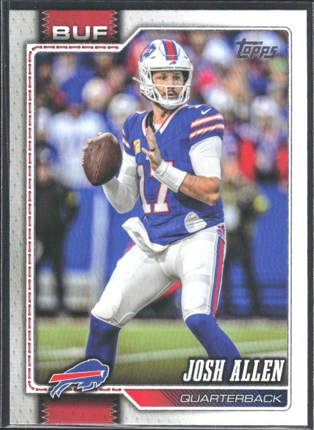 2026 Topps Flagship Football Josh Allen #22 – framsida