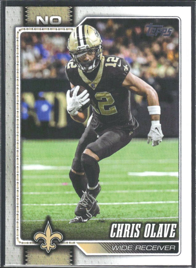 2026 Topps Flagship Football Chris Olave #147 – framsida