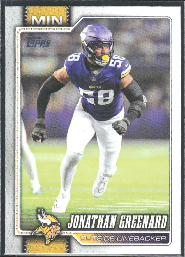 2026 Topps Flagship Football Jonathan Greenard #239 – framsida