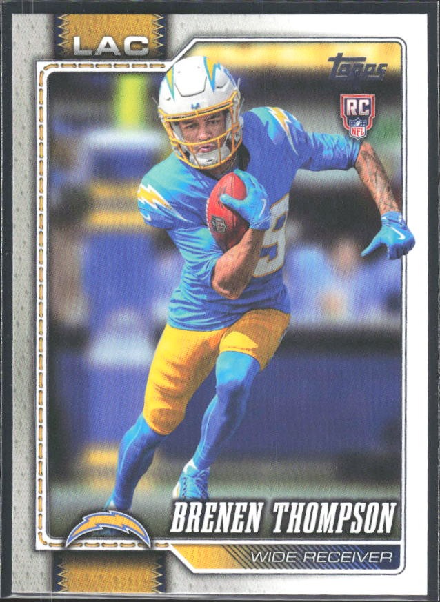 2026 Topps Flagship Football Brenen Thompson RC #334 – framsida