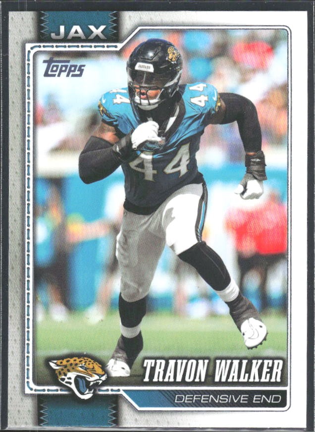 2026 Topps Flagship Football Travon Walker #230 – framsida
