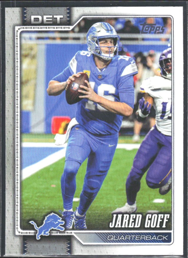 2026 Topps Flagship Football Jared Goff #68 – framsida