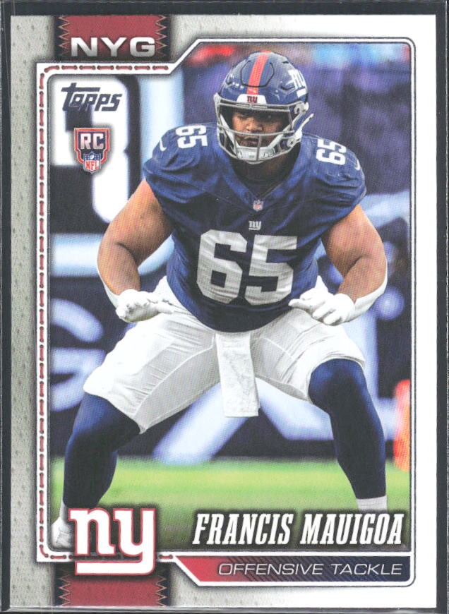 2026 Topps Flagship Football Francis Mauigoa RC #373 – framsida