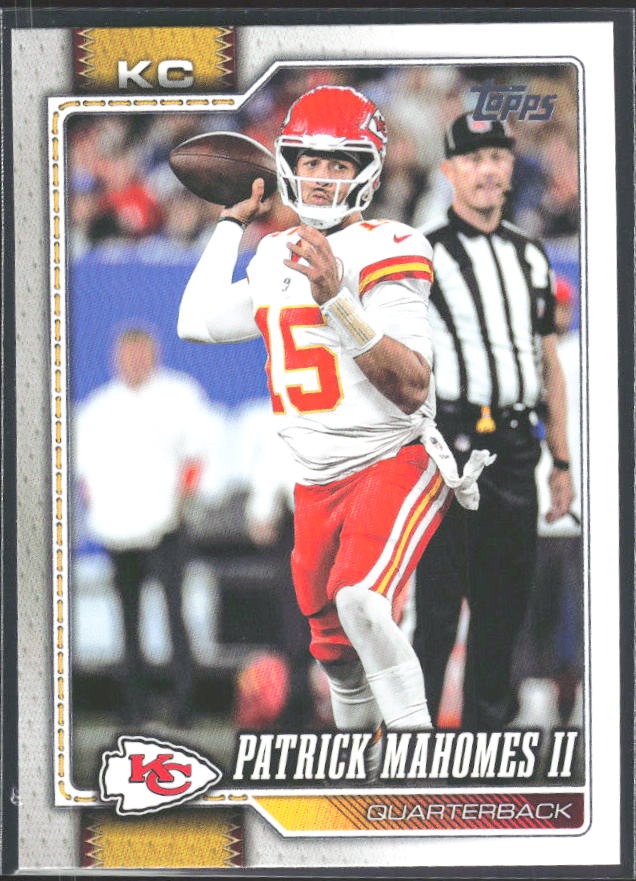 2026 Topps Flagship Football Patrick Mahomes II #97 – framsida