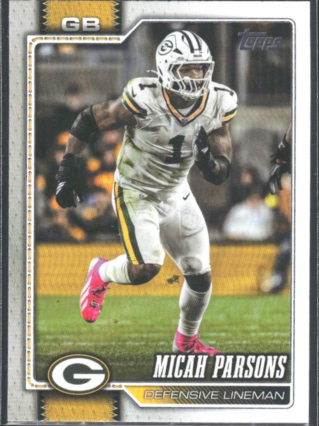 2026 Topps Flagship Football Micah Parsons #72 – framsida