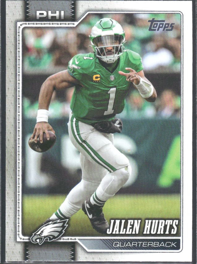 2026 Topps Flagship Football Jalen Hurts #167 – framsida