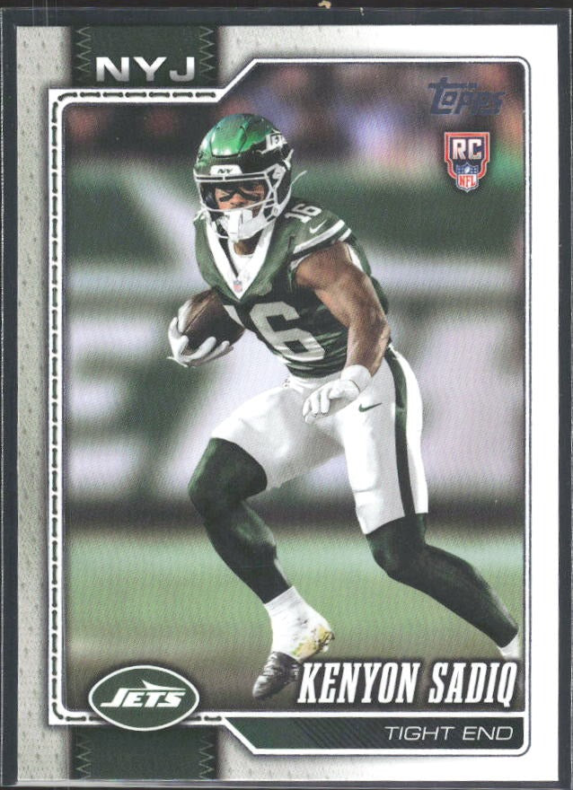 2026 Topps Flagship Football Kenyon Sadiq RC #338 – framsida