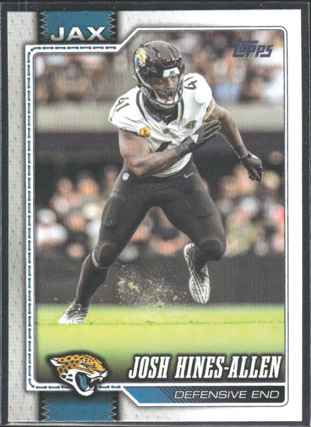 2026 Topps Flagship Football Josh Hines-Allen #95 – framsida