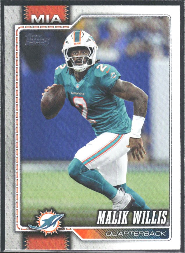 2026 Topps Flagship Football Malik Willis #238 – framsida