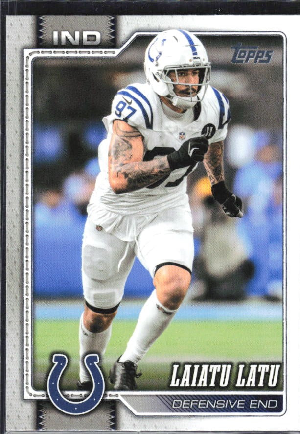 2026 Topps Flagship Football Laiatu Latu #228 – framsida