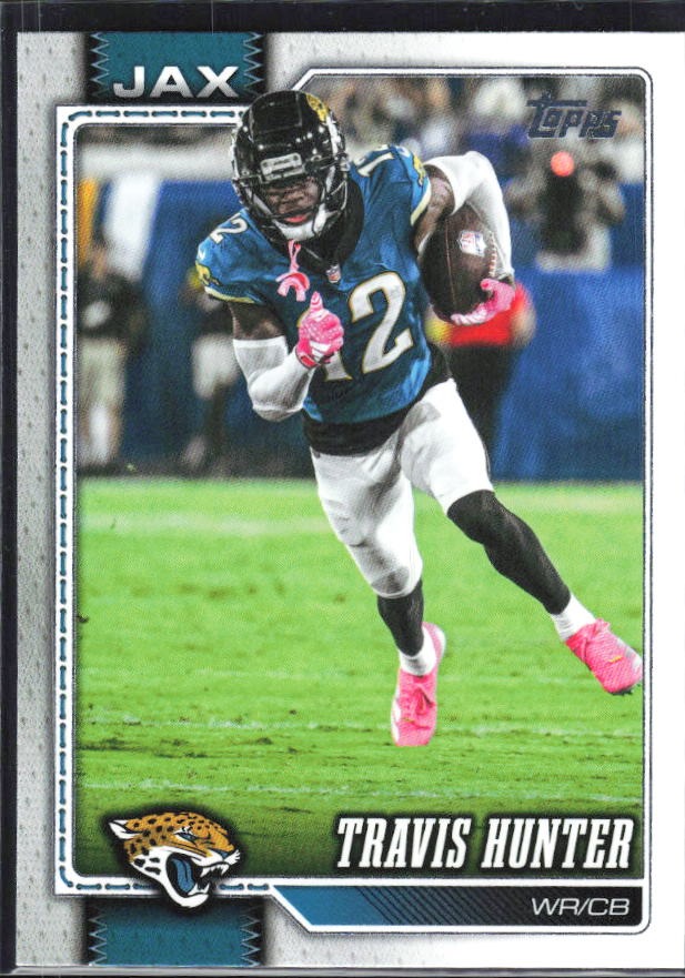 2026 Topps Flagship Football Travis Hunter #90 – framsida