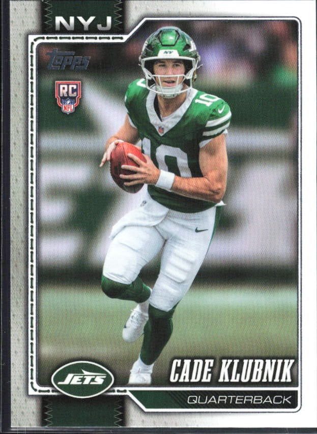 2026 Topps Flagship Football Cade Klubnik RC #306 – framsida