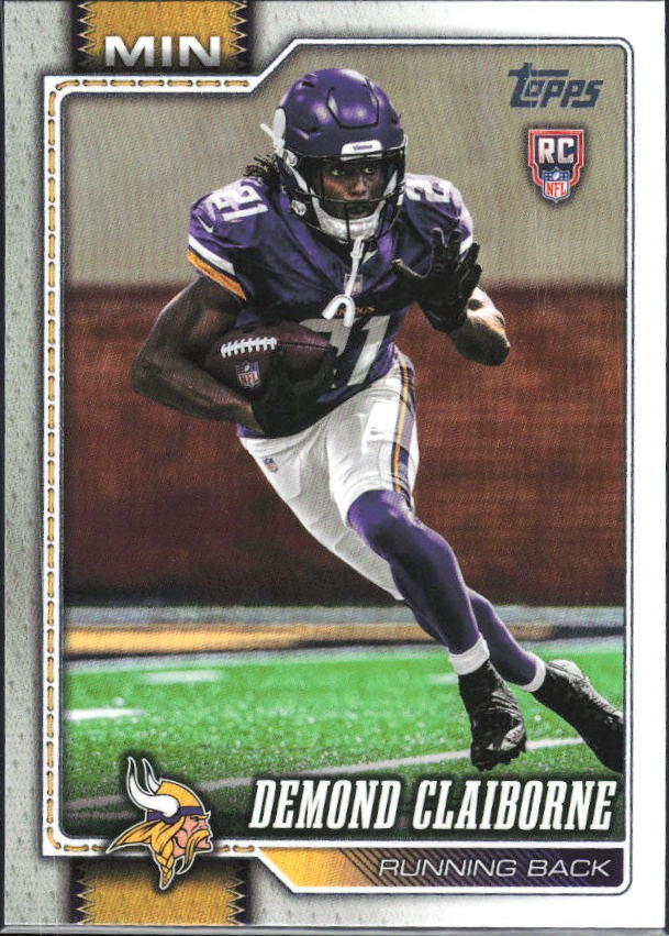 2026 Topps Flagship Football Demond Claiborne RC #316 – framsida
