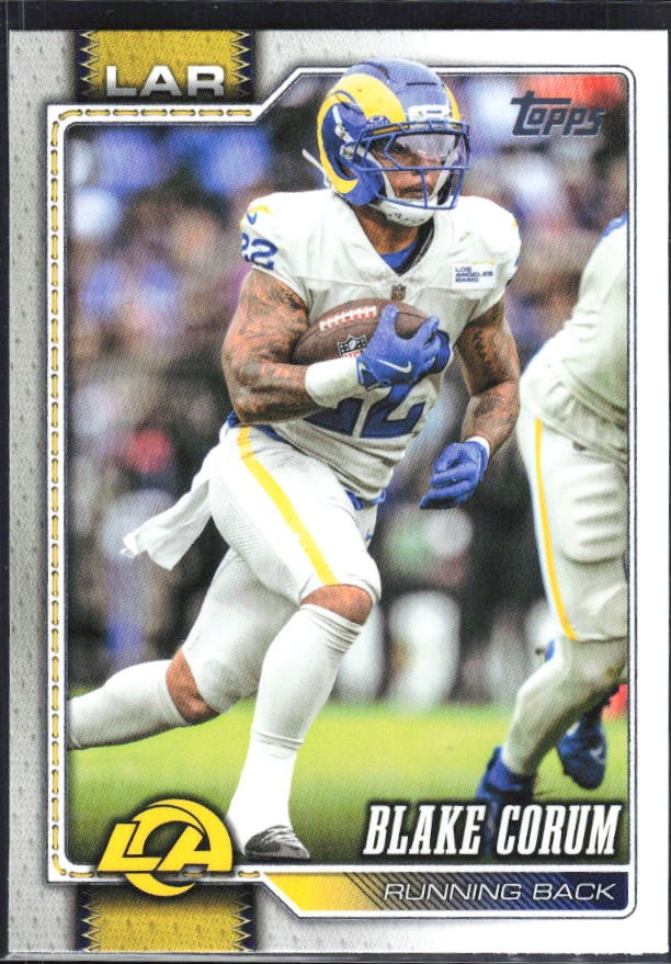 2026 Topps Flagship Football Blake Corum #234 – framsida