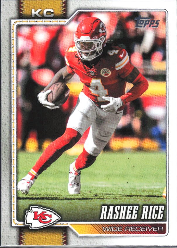 2026 Topps Flagship Football Rashee Rice #101 – framsida