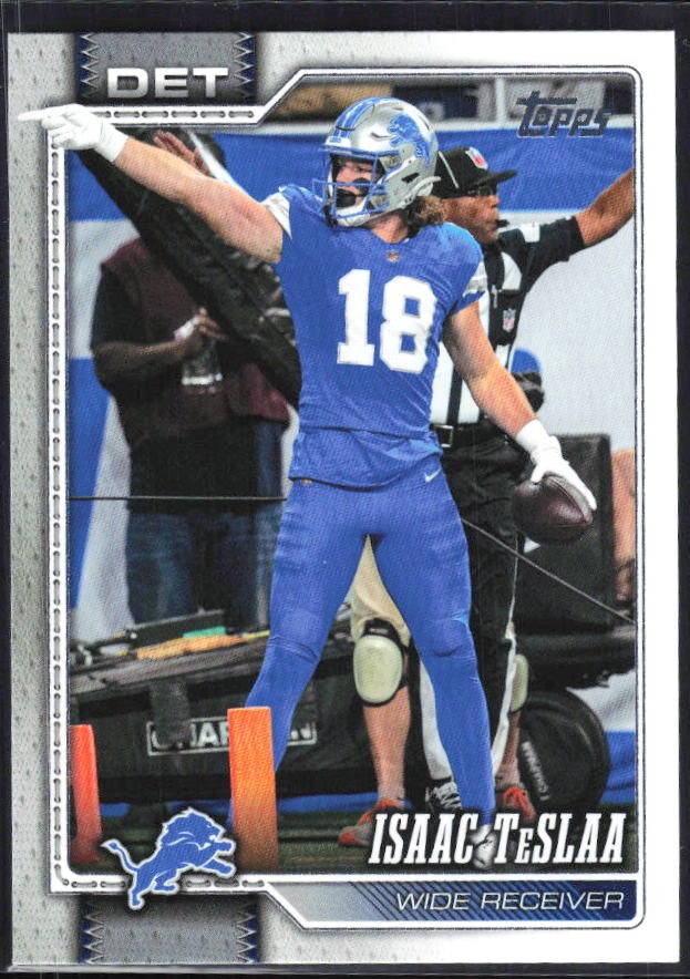 2026 Topps Flagship Football Isaac TeSlaa #64 – framsida