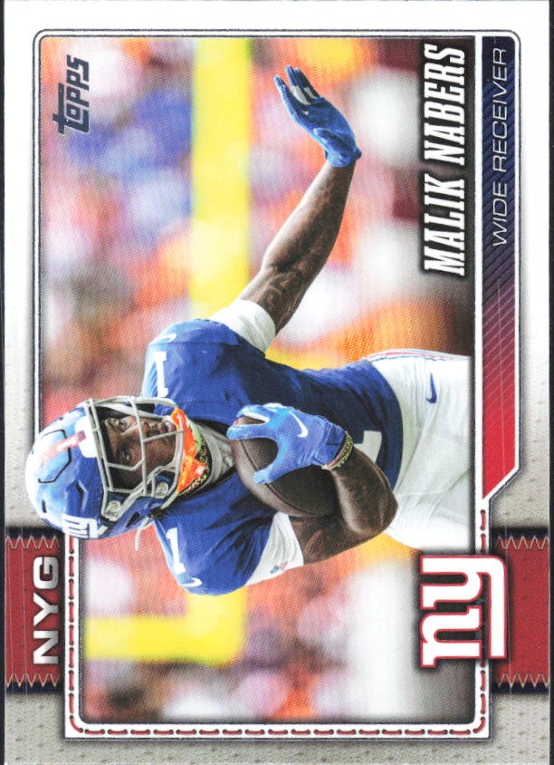 2026 Topps Flagship Football Malik Nabers #153 – framsida