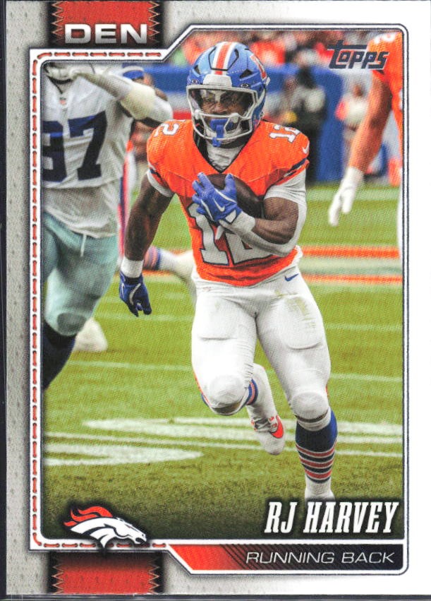 2026 Topps Flagship Football RJ Harvey #59 – framsida