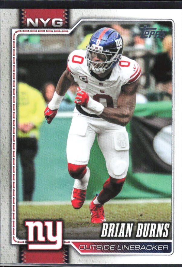 2026 Topps Flagship Football Brian Burns #154 – framsida