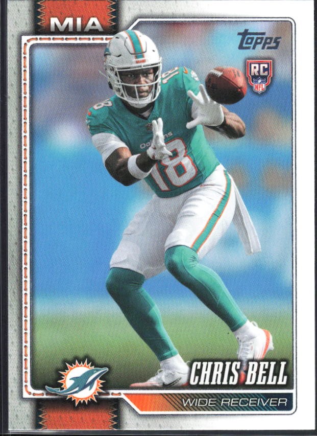 2026 Topps Flagship Football Chris Bell RC #324 – framsida
