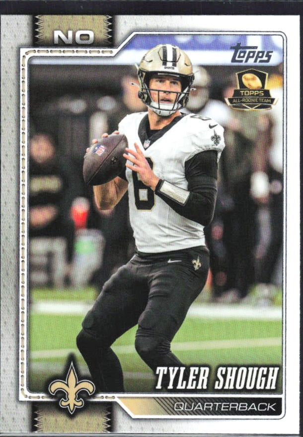 2026 Topps Flagship Football Tyler Shough #145 – framsida