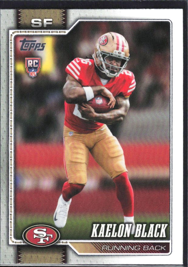 2026 Topps Flagship Football Kaelon Black RC #368 – framsida