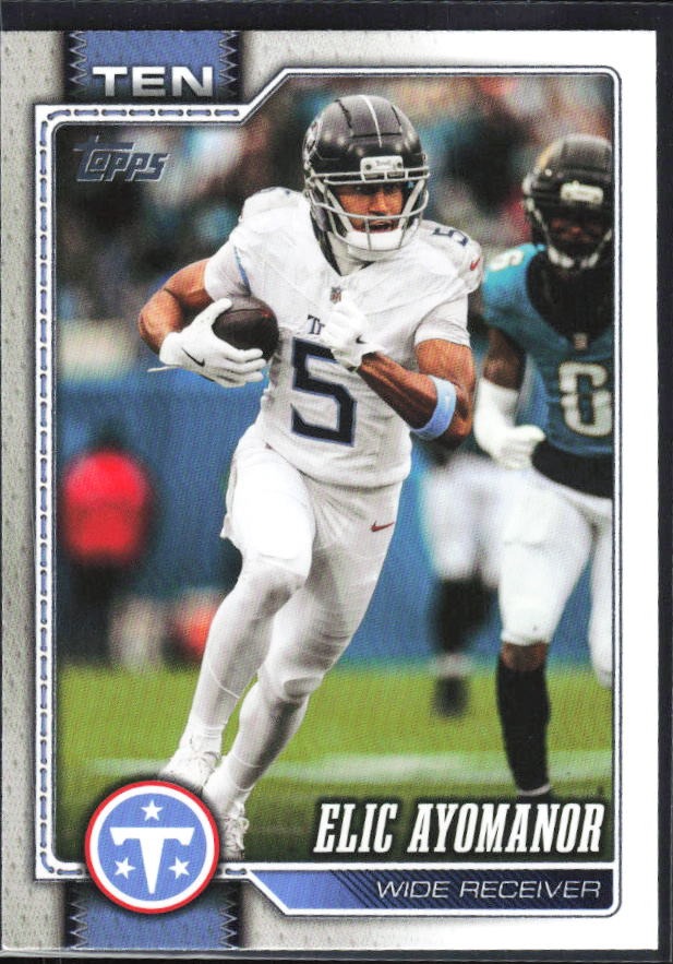 2026 Topps Flagship Football Elic Ayomanor #194 – framsida