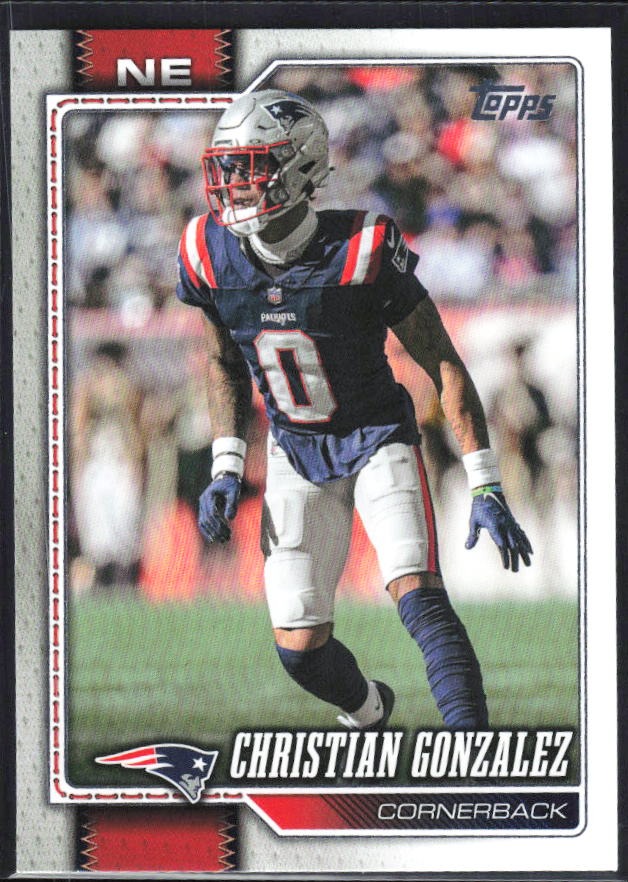 2026 Topps Flagship Football Christian Gonzalez #139 – framsida