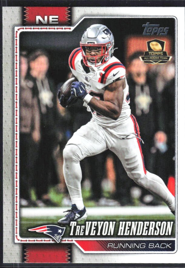 2026 Topps Flagship Football TreVeyon Henderson #135 – framsida