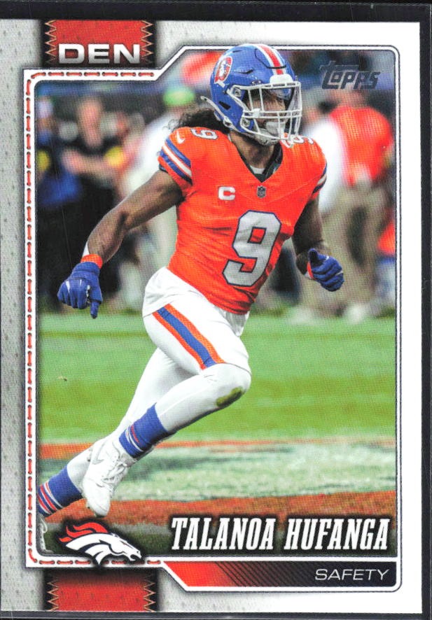 2026 Topps Flagship Football Talanoa Hufanga #220 – framsida