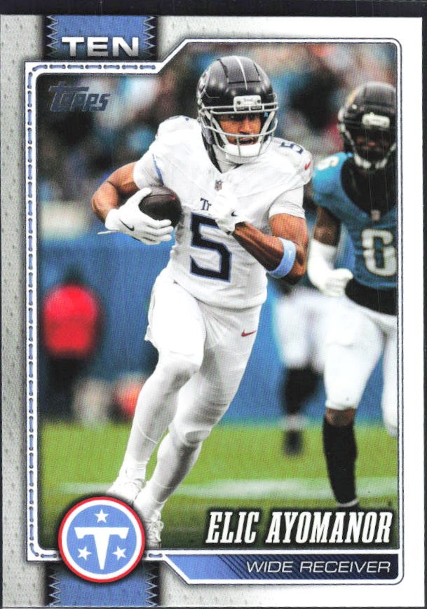 2026 Topps Flagship Football Elic Ayomanor #194 – framsida